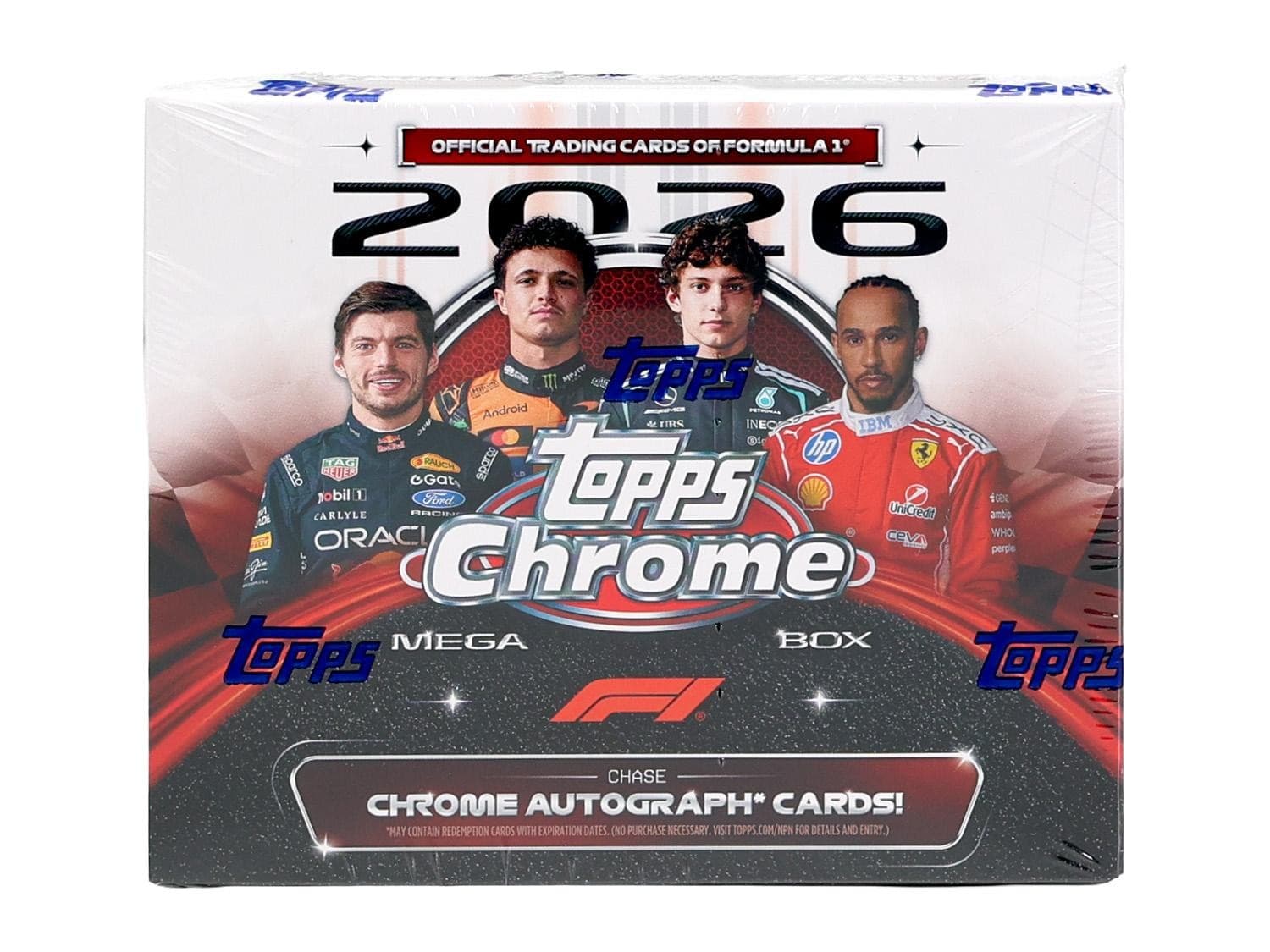 2026 Topps Chrome F1 Formula 1 Mega Box