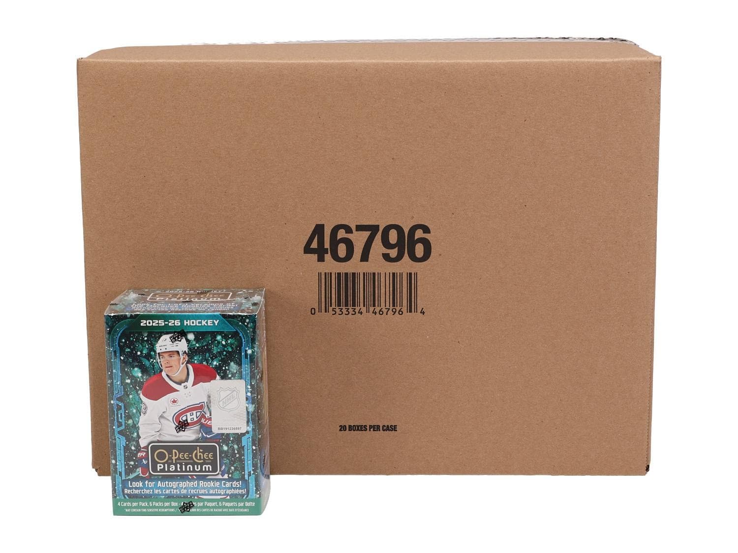 2025/26 UPPER DECK O-PEE-CHEE PLATINUM HOCKEY 6-PACK BLASTER 20-BOX CASE