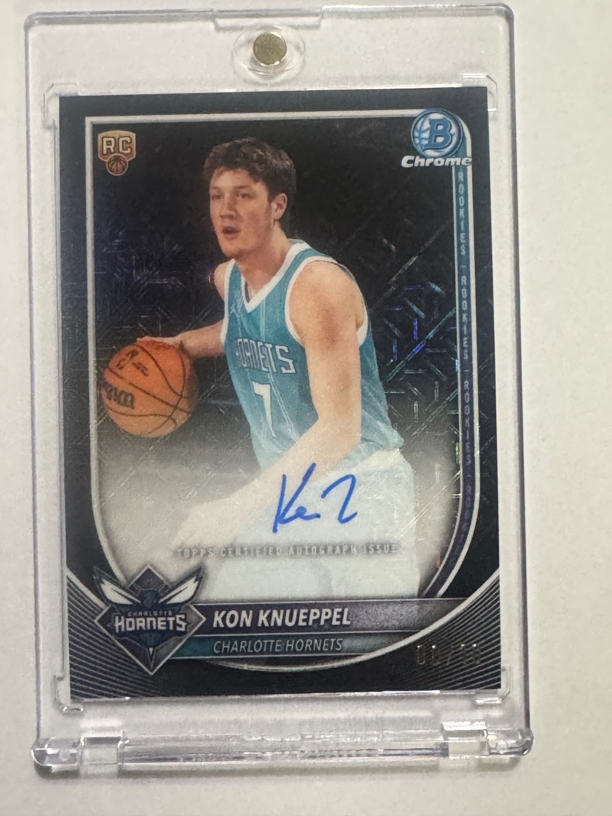 2025-26 Topps Bowman Chrome RC Auto / Black Mojo #/10