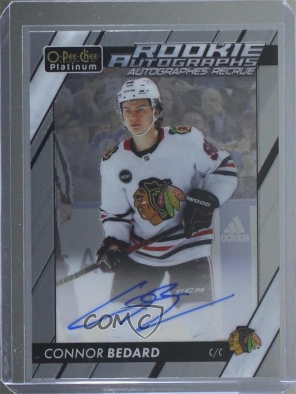 2023-24 O-Pee-Chee Platinum Rookie Connor Bedard #R-CB Auto RC