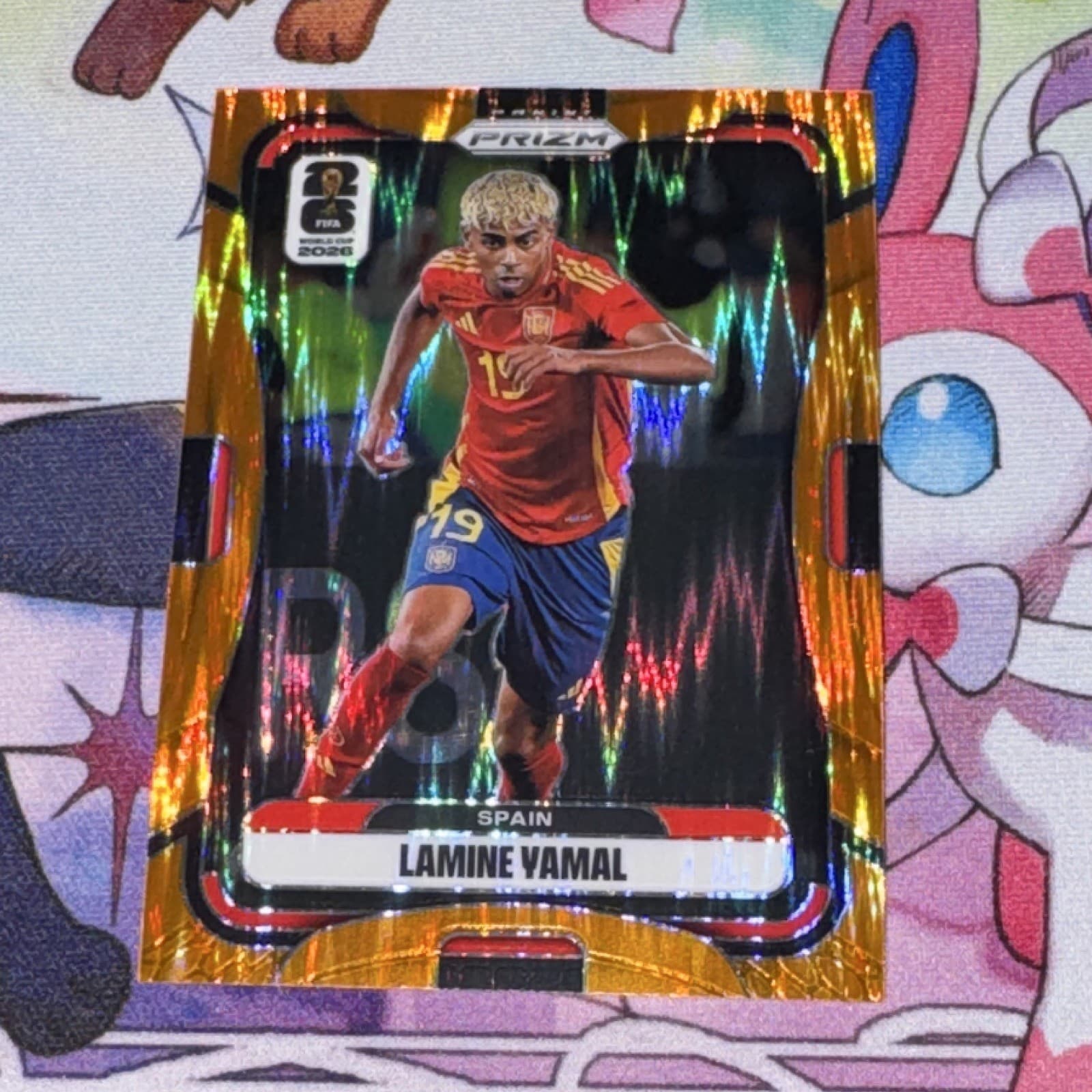 Panini Prizm FIFA World Cup Orange /99 #70 Lamine Yamal Spain Soccer Card