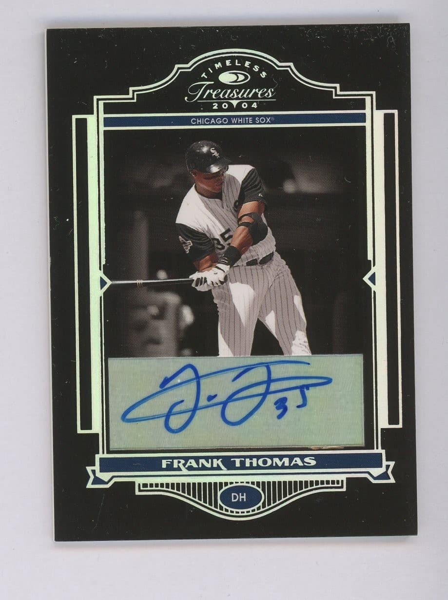 2004 Donruss Timeless Treasures #31 Frank Thomas Chicago White Sox HOF AUTO 1/1