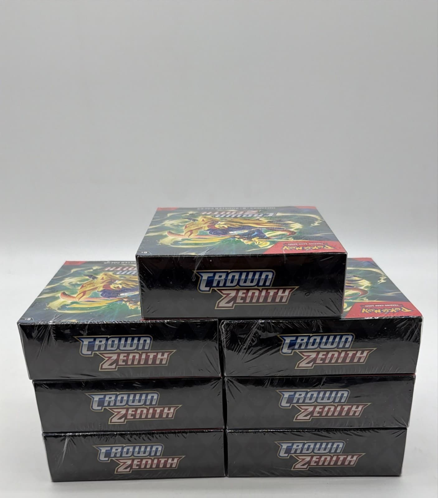 Lot of (7) Pokemon TCG SWSH Crown Zenith Booster Bundles SEALED