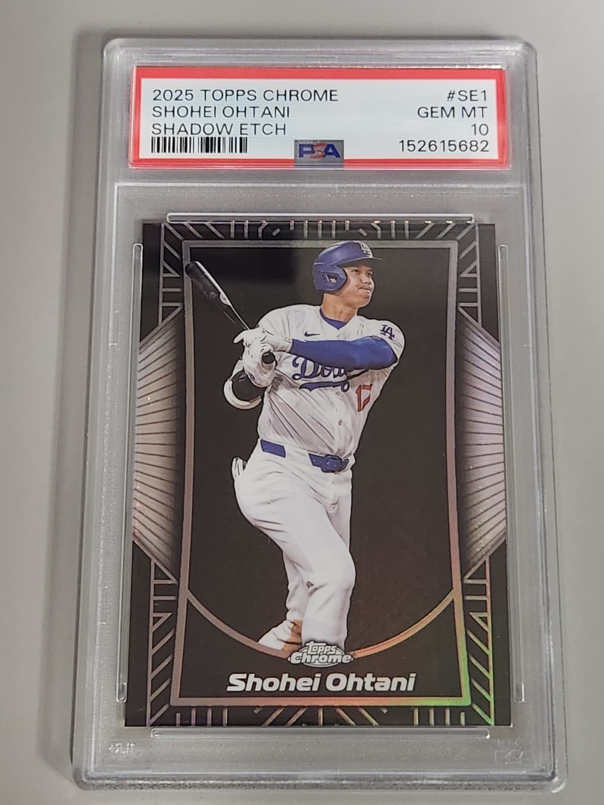 2025 Topps Chrome - Shadow Etch Shohei Ohtani #SE-1 PSA 10