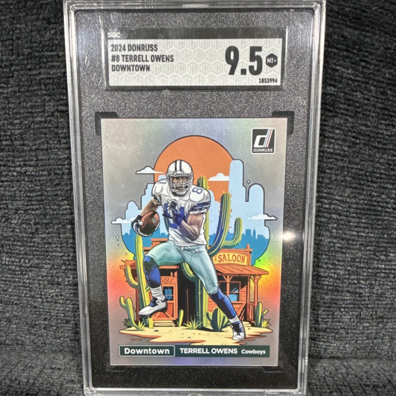 Panini Donruss Terrell Owens Downtown Insert #8 SGC 9.5 Cowboys 2024 NFL