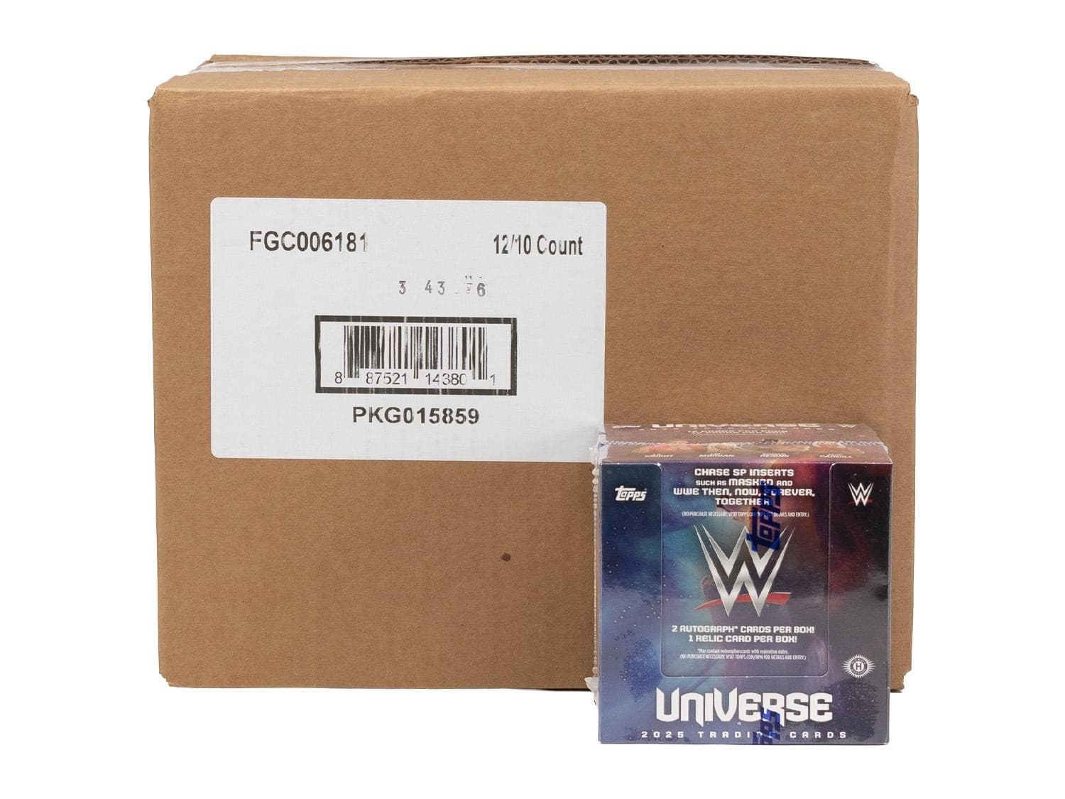 2025 TOPPS WWE UNIVERSE WRESTLING HOBBY 12-BOX CASE