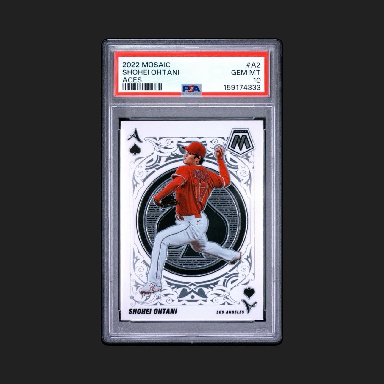 2022 Panini Mosaic - Aces Shohei Ohtani #A-2 PSA 10