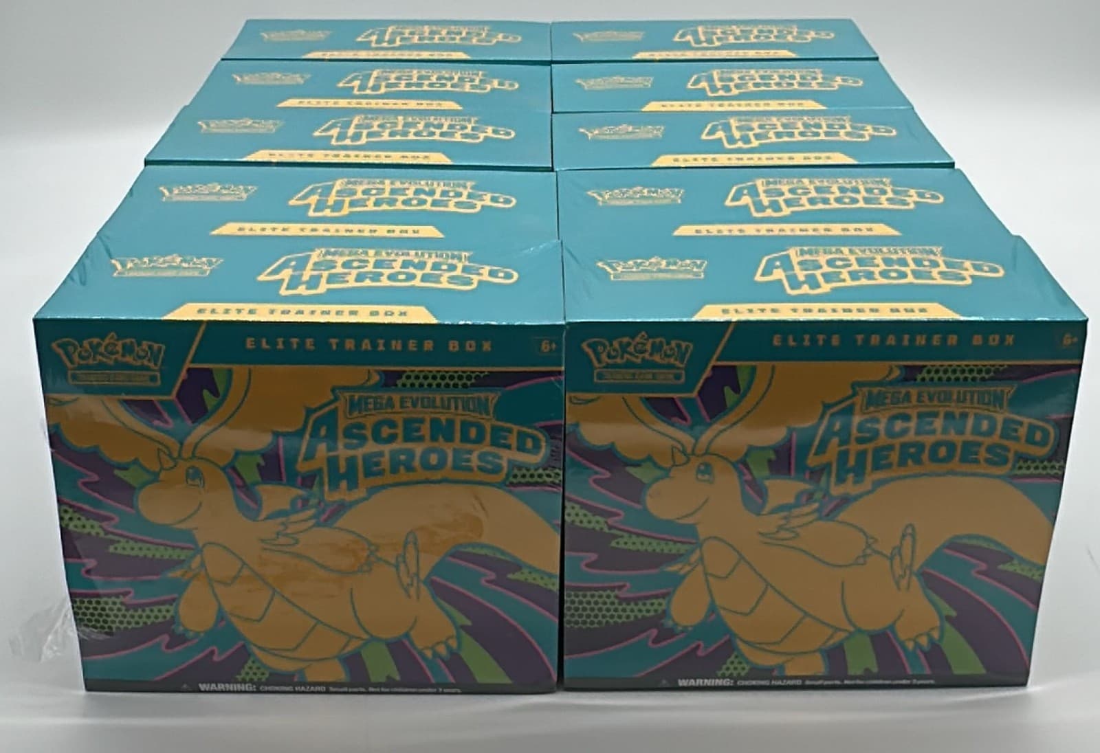 Lot of (10) Pokemon TCG Ascended Heroes Elite Trainer Boxes SEALED ETB NEW