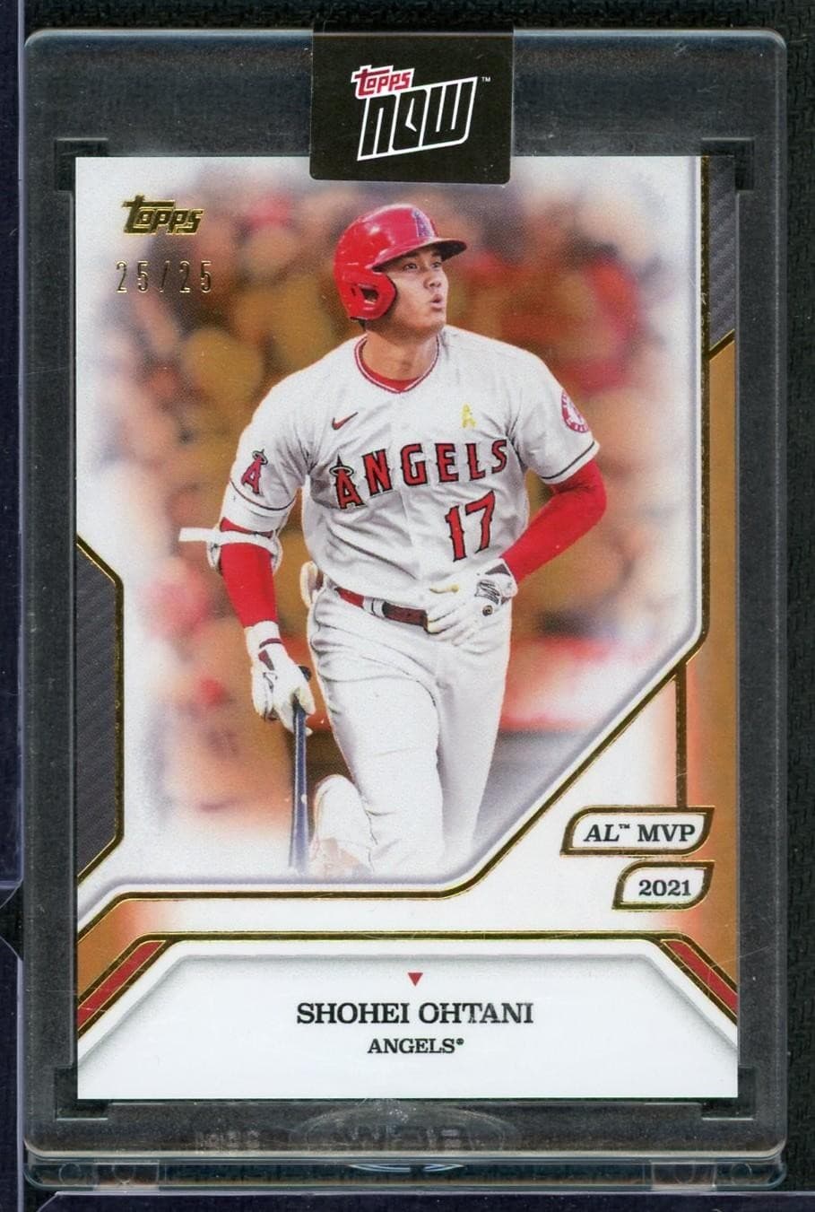 2025 Topps Now MVP Shohei Ohtani 2021 AL MVP Orange /25