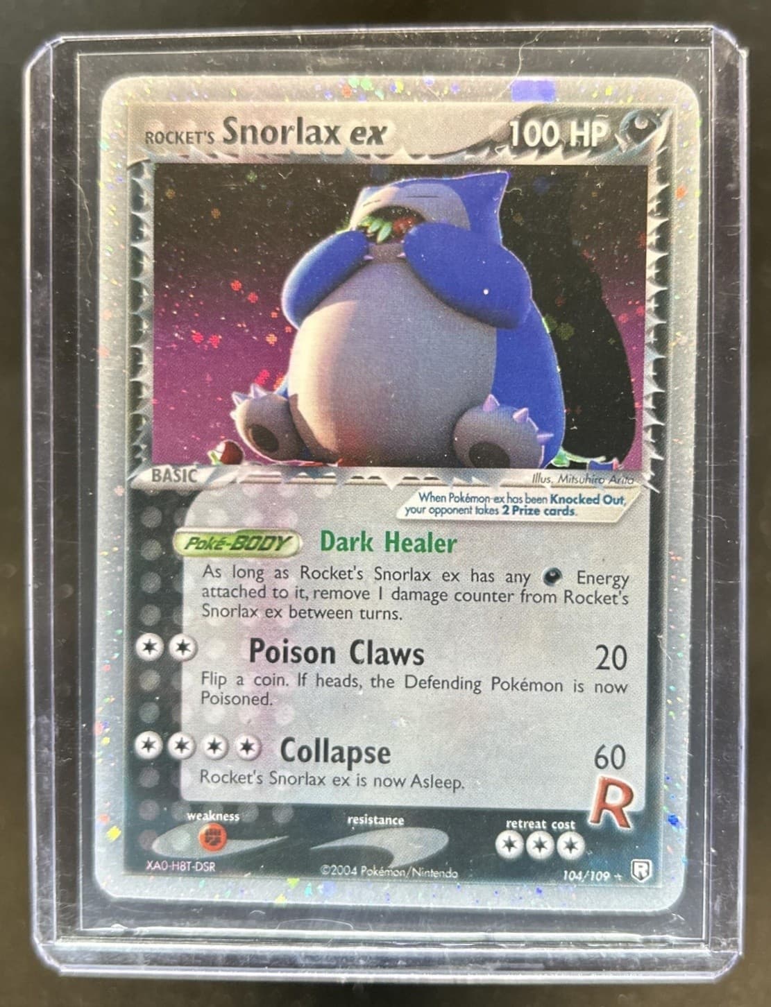 2004 Pokemon EX Team Rocket Returns Rocket's Snorlax #104/109