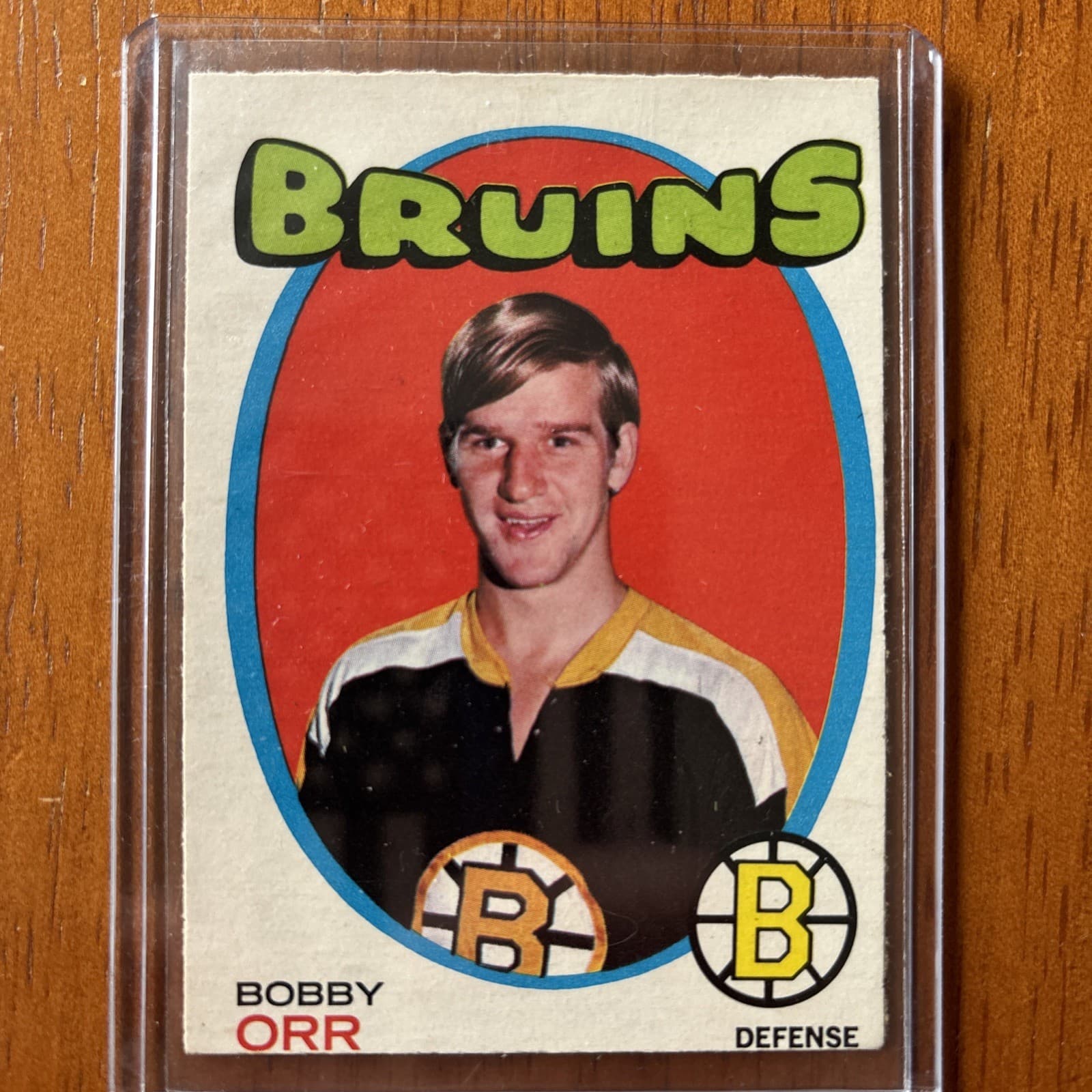 O-Pee-Chee 1971-72 Bobby Orr Boston Bruins #100 Base Ice Hockey Card