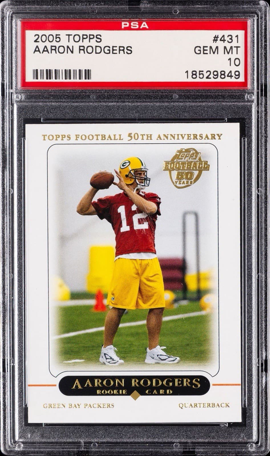 2005 TOPPS #431 AARON RODGERS ROOKIE RC PSA 10