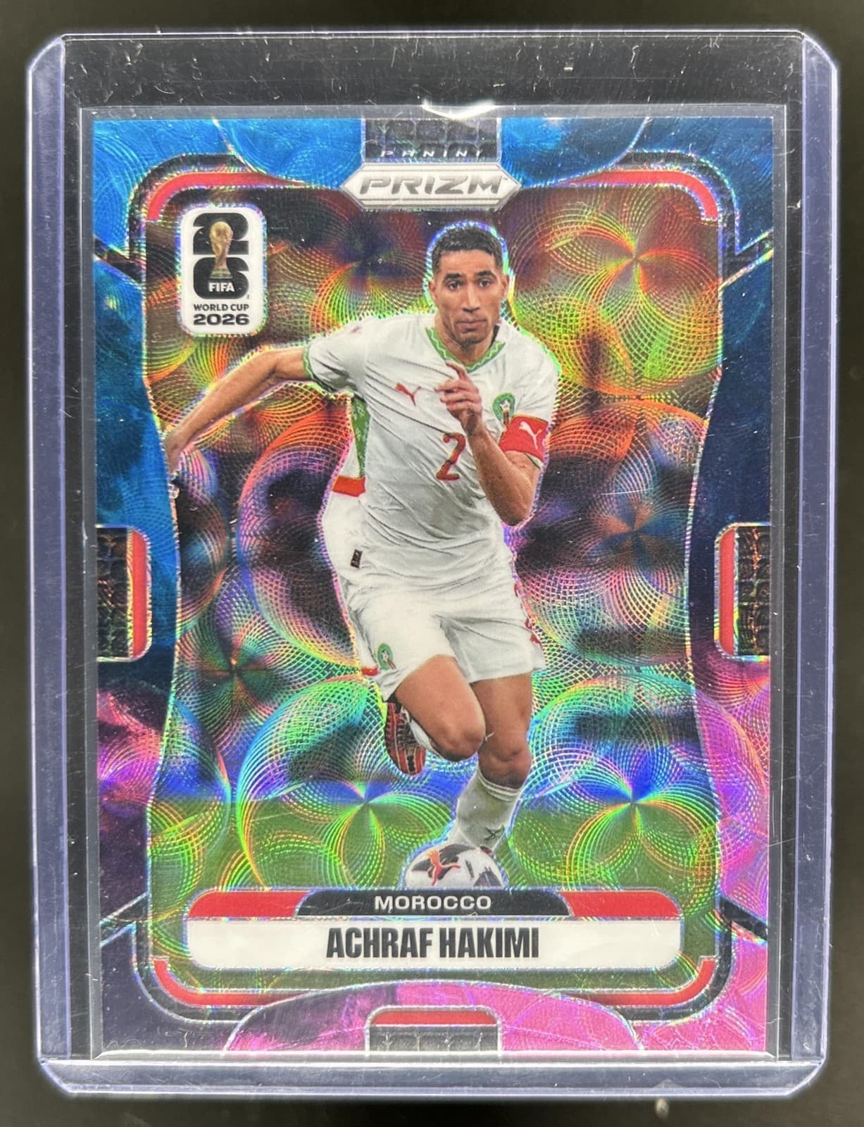 2026 Panini Prizm World Cup Achraf Hakimi Choice Nebula #1/1 Morocco