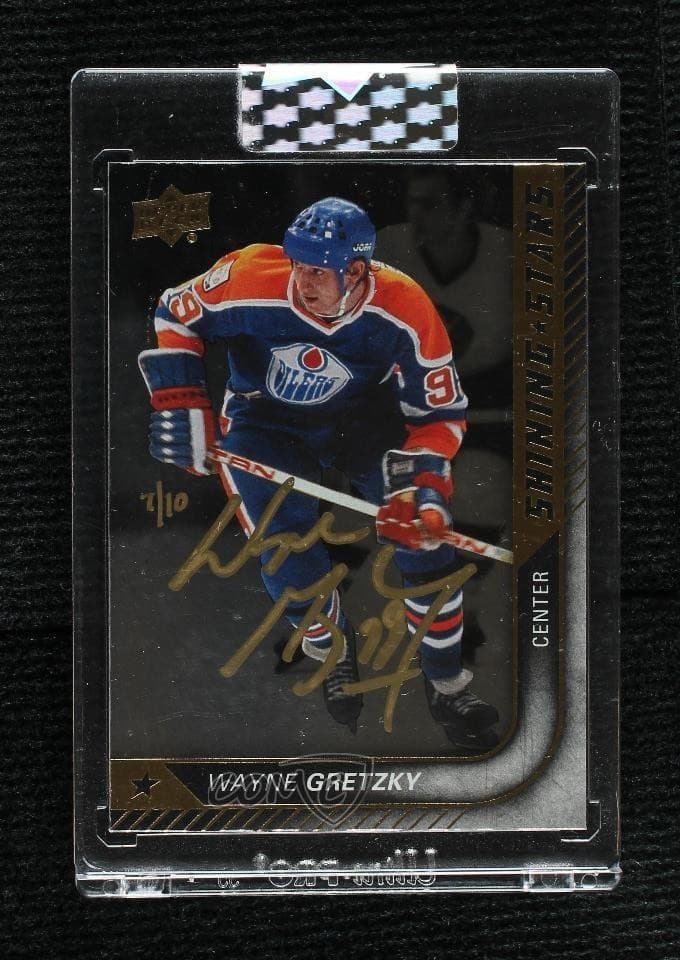 2019-20 Upper Deck Buybacks Auto 7/10 Wayne Gretzky (2015-16 UD Shining Stars)