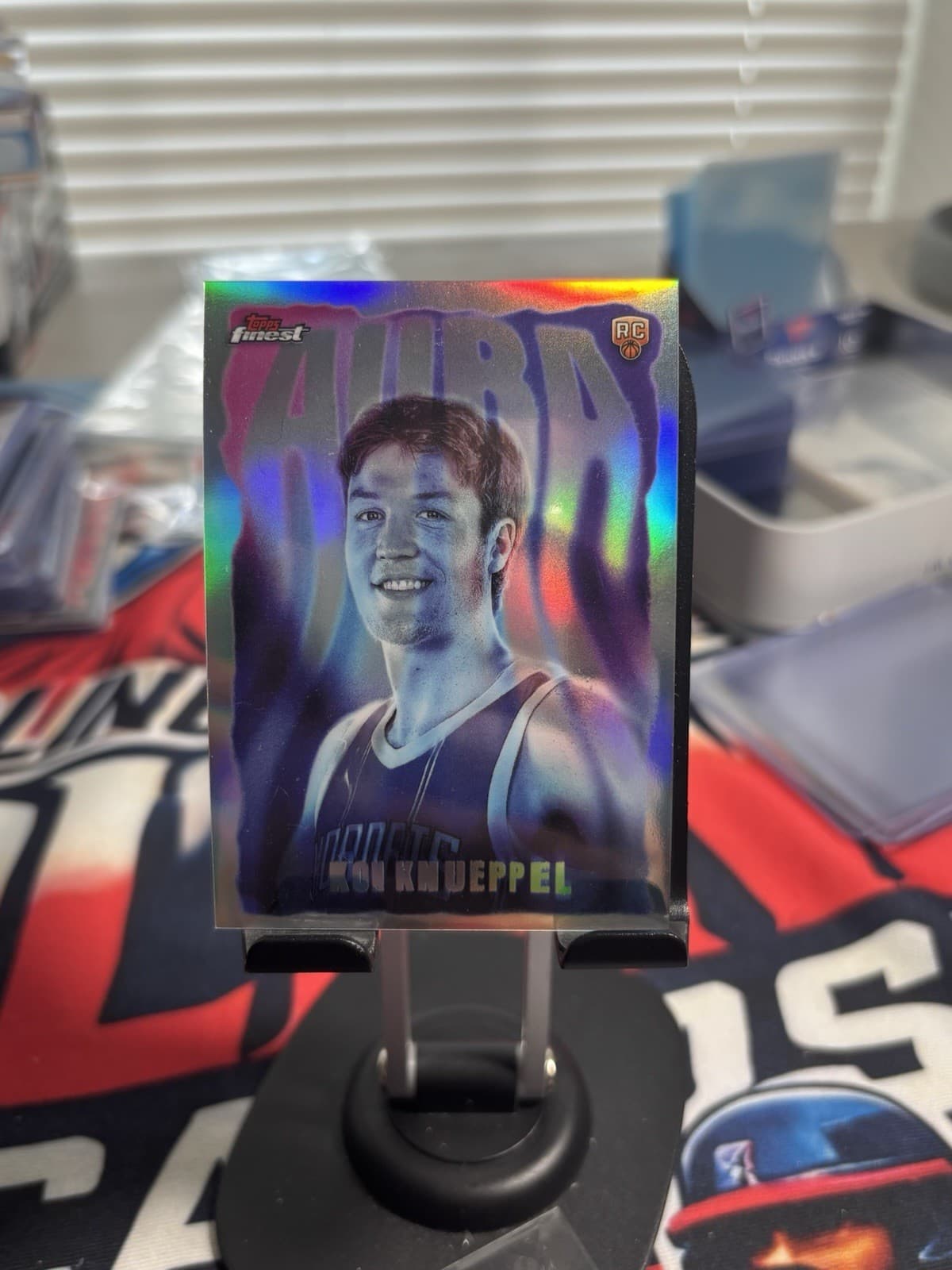 2025-26 Topps Finest Kon Knueppel RC Rookie Aura Case Hit SSP