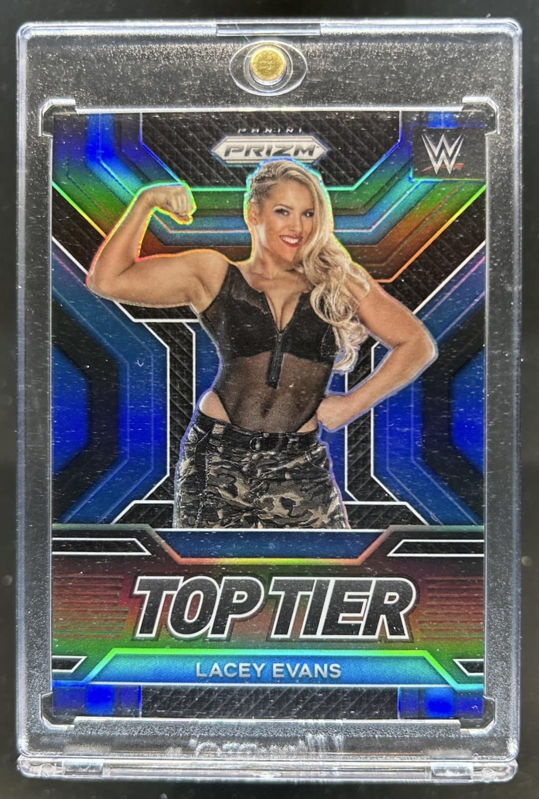 2023 Panini Prizm WWE Lacey Evans Top Tier Prizm Black #1/1