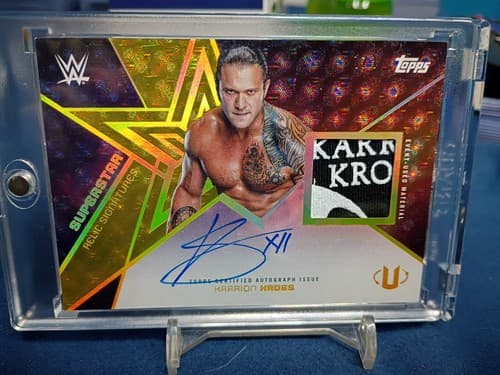 Karrion Kross Auto Patch 1/1 Universe WWE Topps