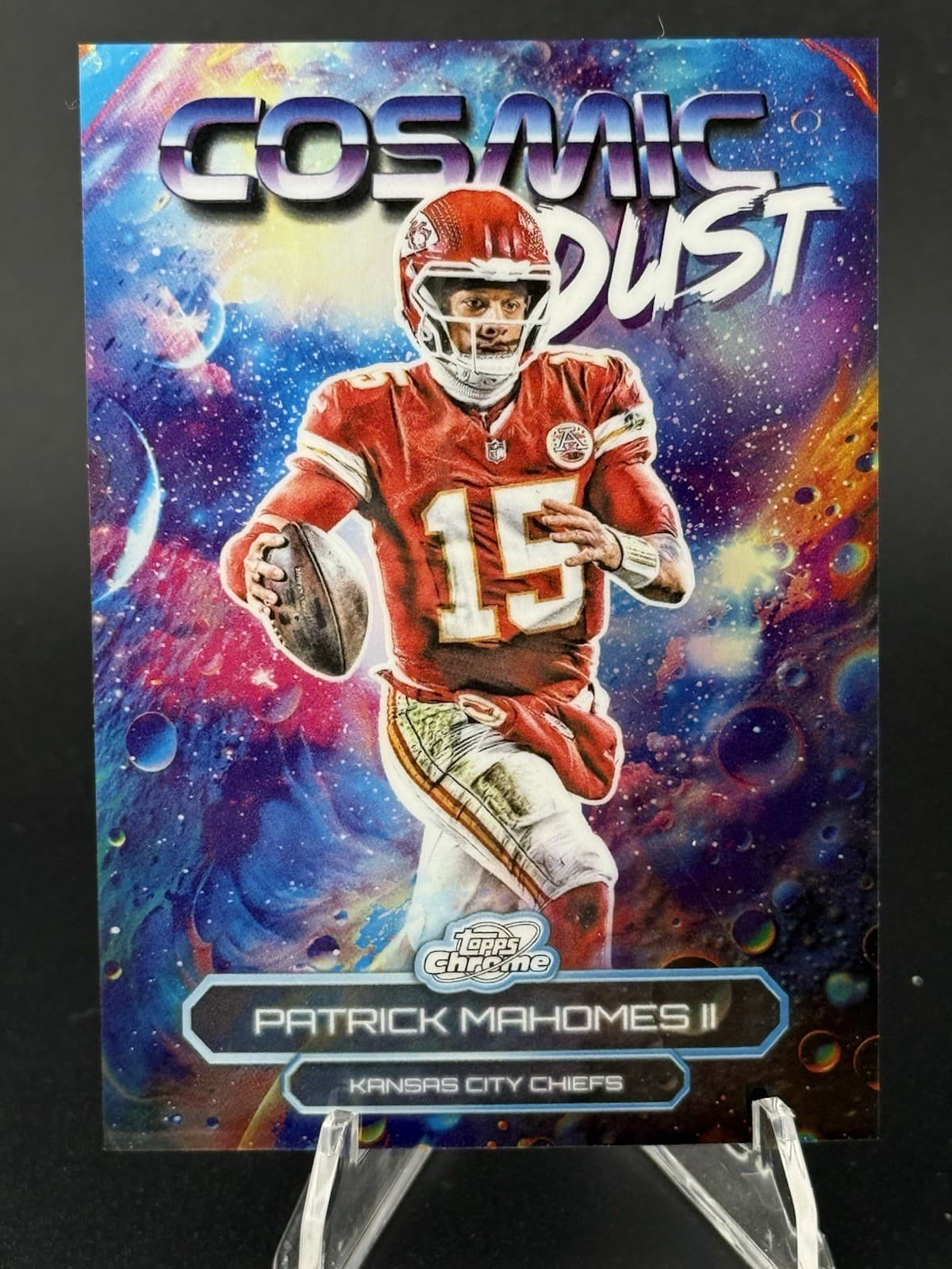 2025 Topps Cosmic Chrome PATRICK MAHOMES II COSMIC DUST CASE HIT SSP CHIEFS