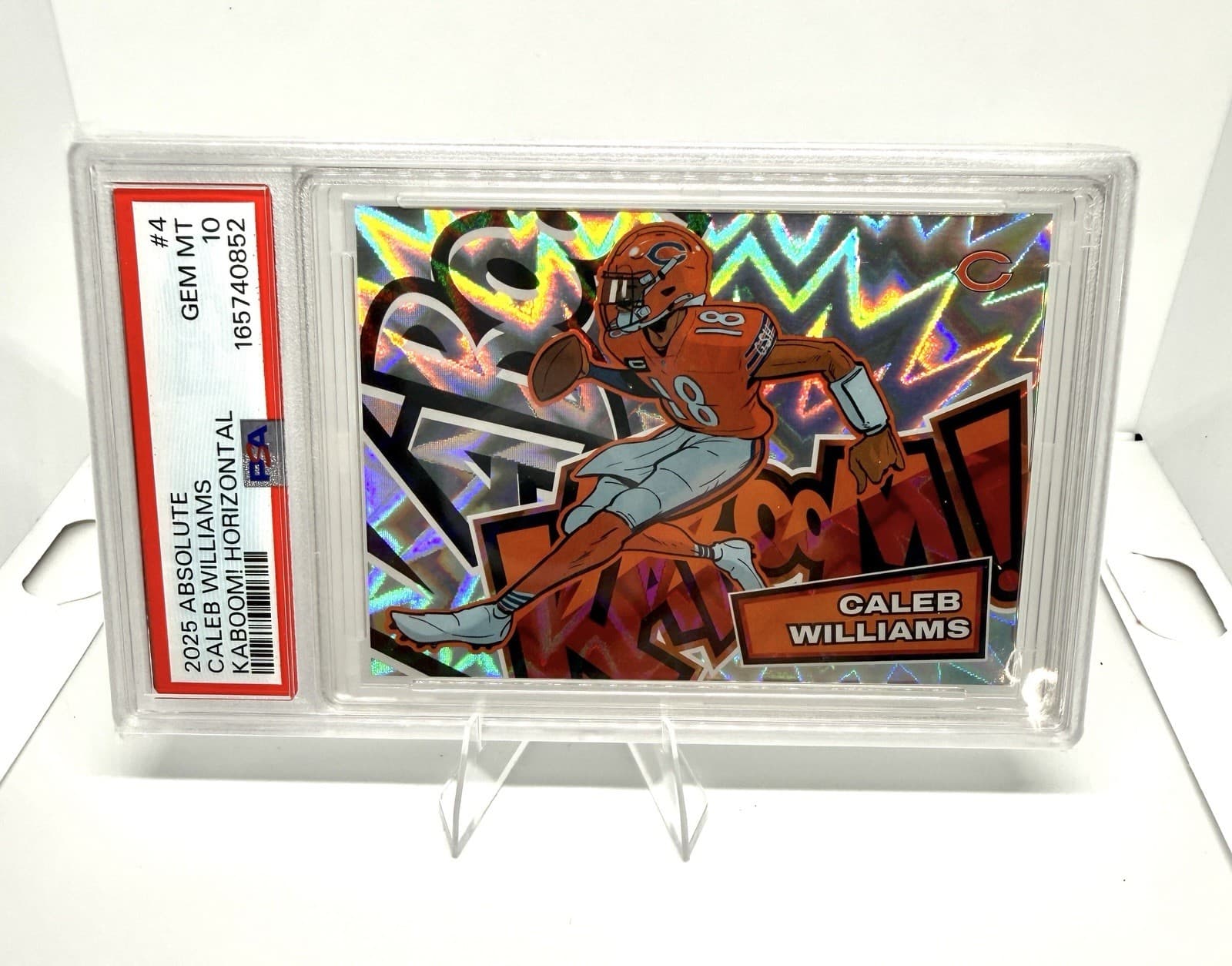 2025 Panini Absolute - Kaboom! Horizontal Caleb Williams #4 PSA 10