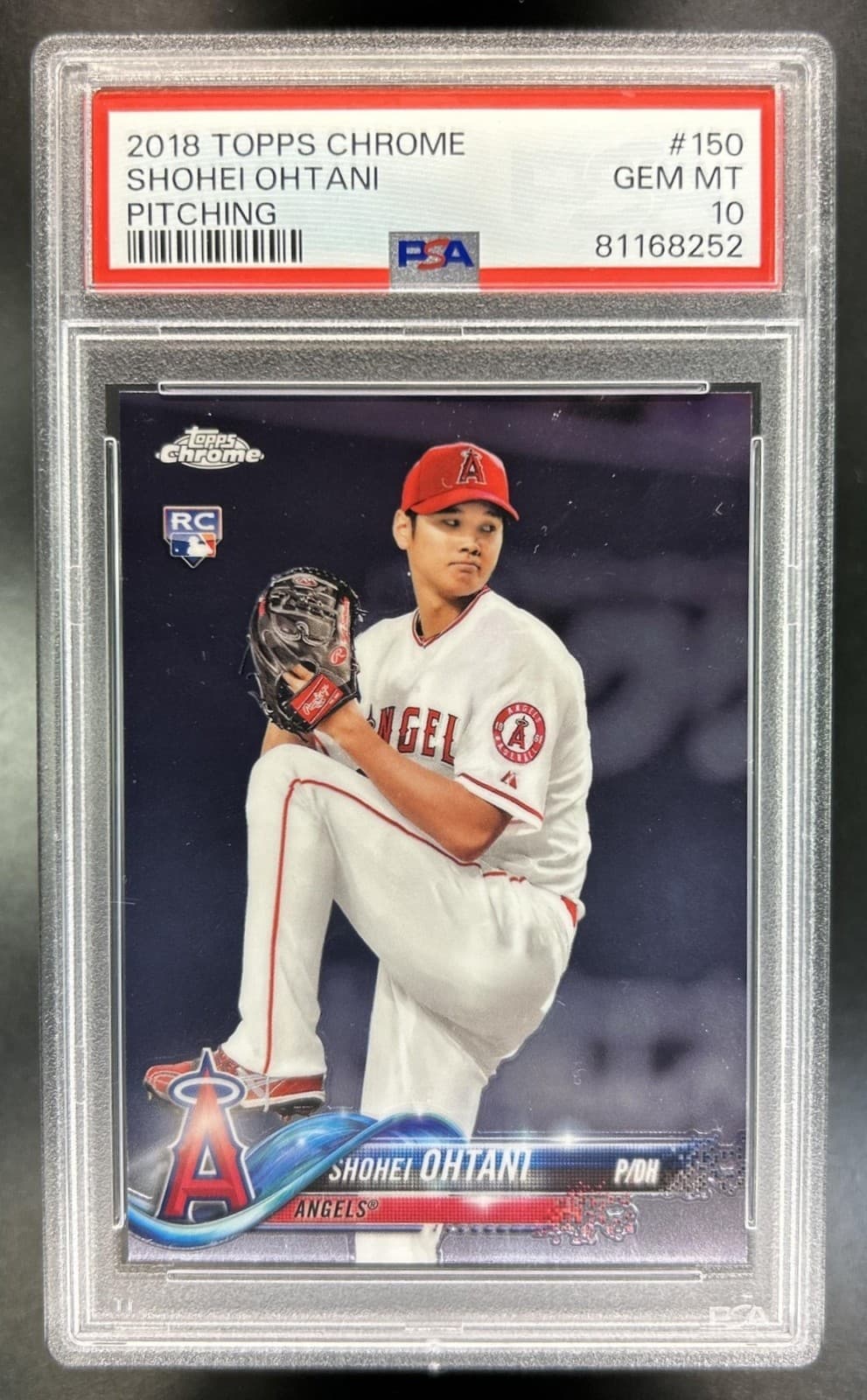 2018 Topps Chrome Shohei Ohtani RC Rookie #150 Angels PSA 10 GEM MINT