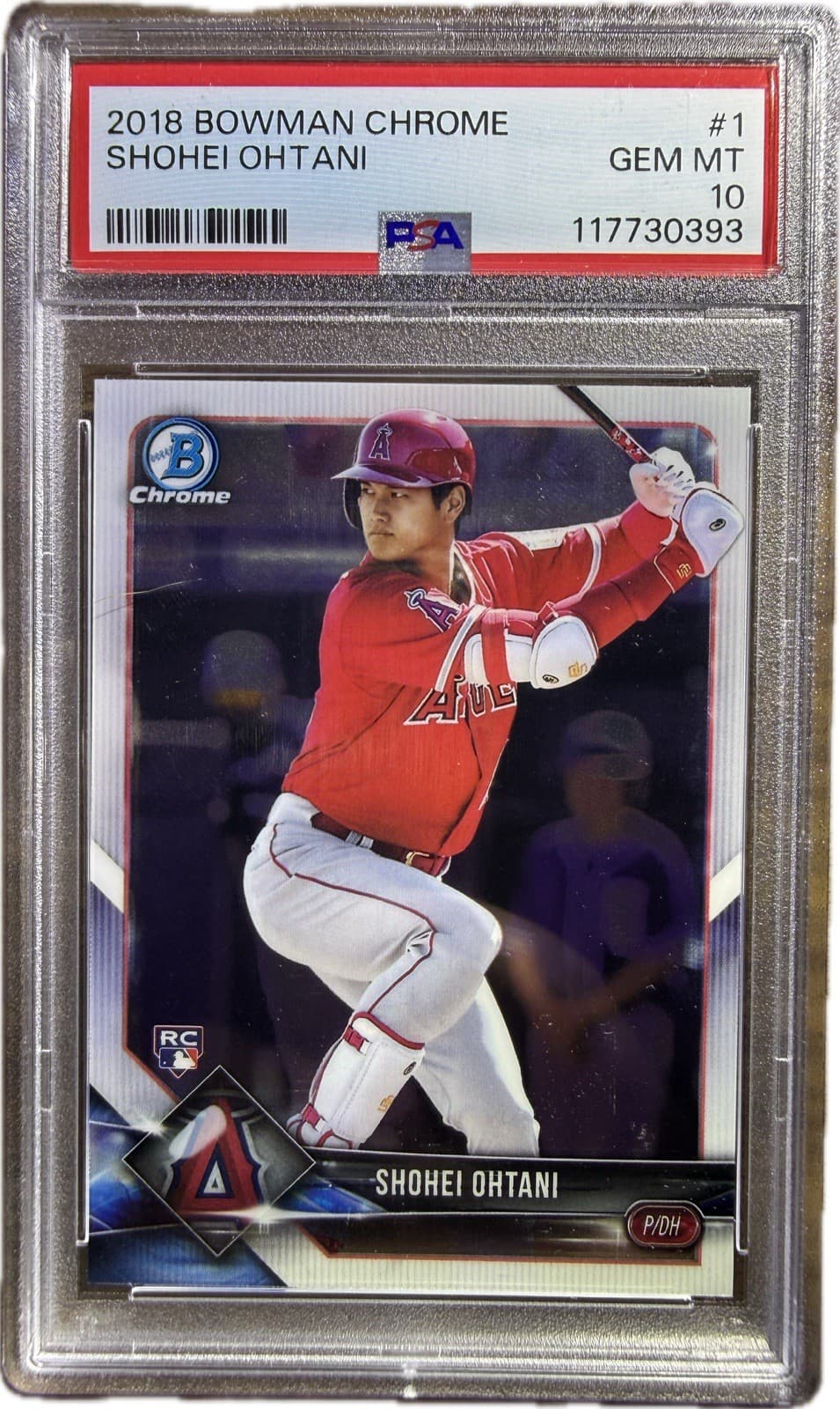 2018 Bowman Chrome Shohei Ohtani #1 (RC) PSA 10