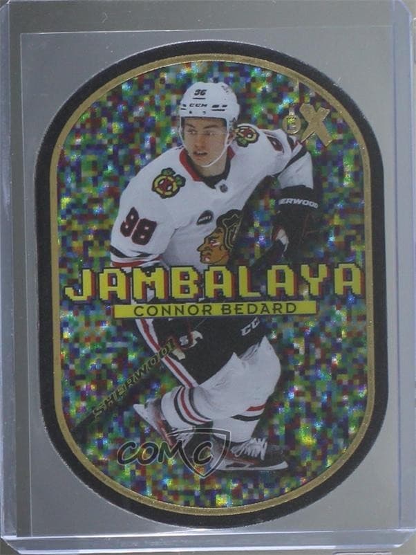 2023-24 Skybox Metal Universe Jambalaya Achievements Connor Bedard #11 Rookie RC