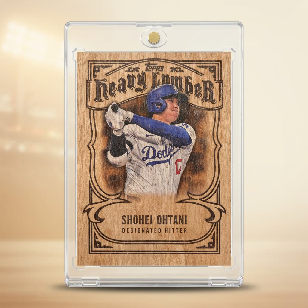 2026 Topps Heavy Lumber HL-2 Shohei Ohtani Dodgers SP Wood Insert MVP Mint
