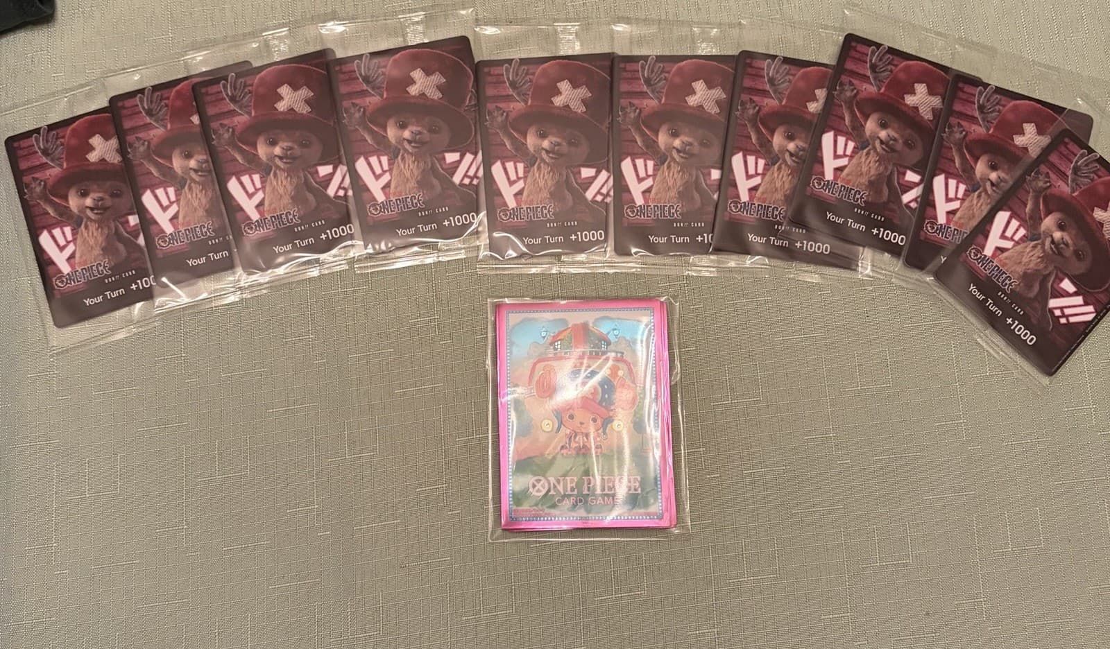 One Piece Card Game Tony Tony Chopper English (10 promos/chopper sleeves)