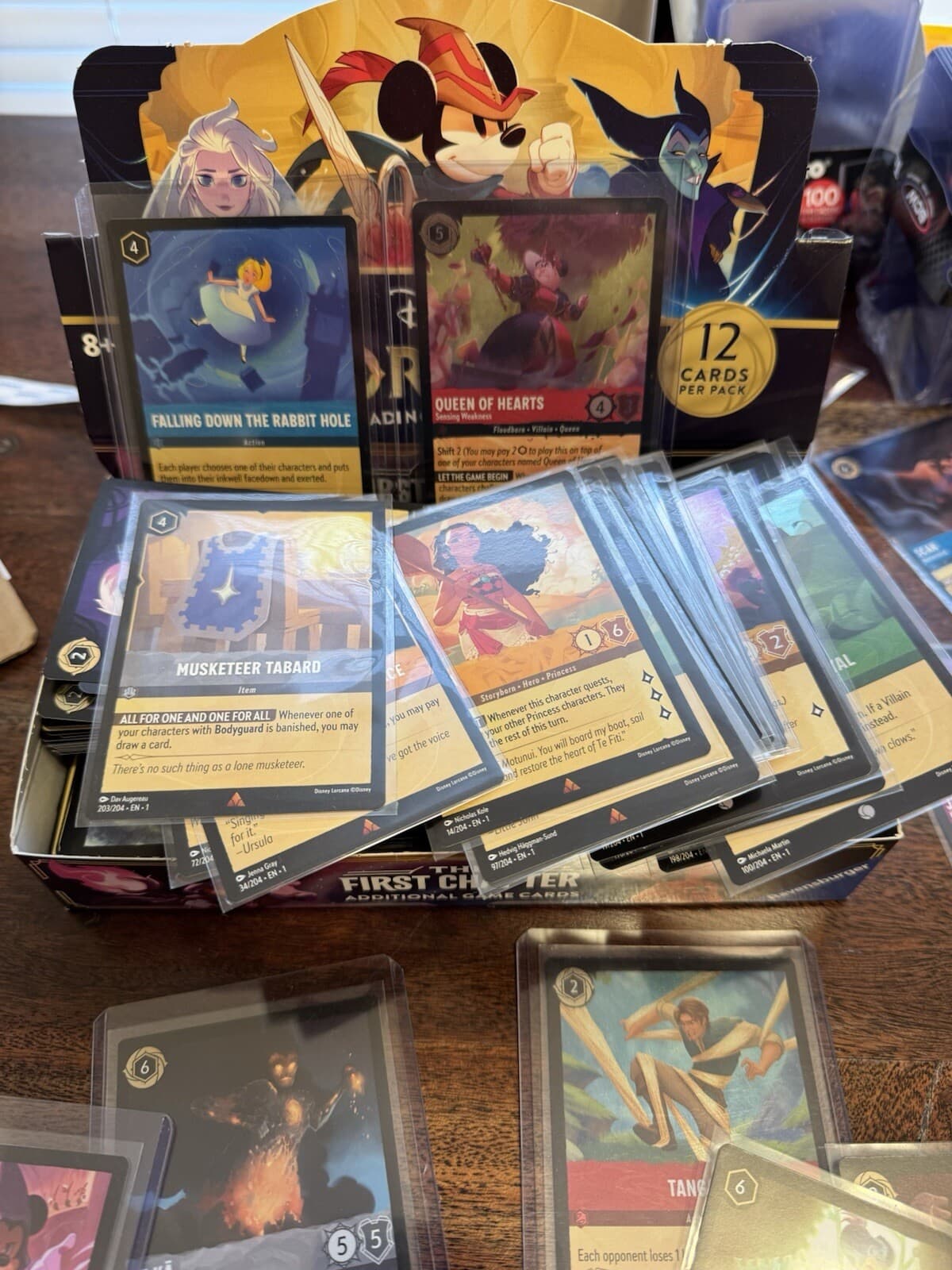 Disney Lorcana First Chapter Lot. See Pics 100 Plus Cards