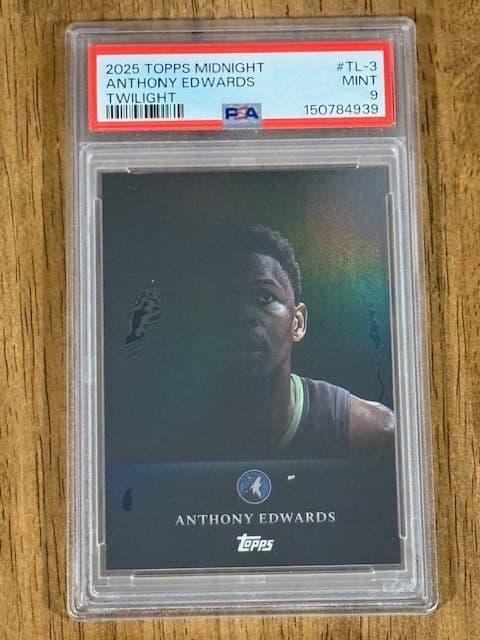 2025-26 Topps Midnight - Twilight Anthony Edwards #TL-3 PSA 9