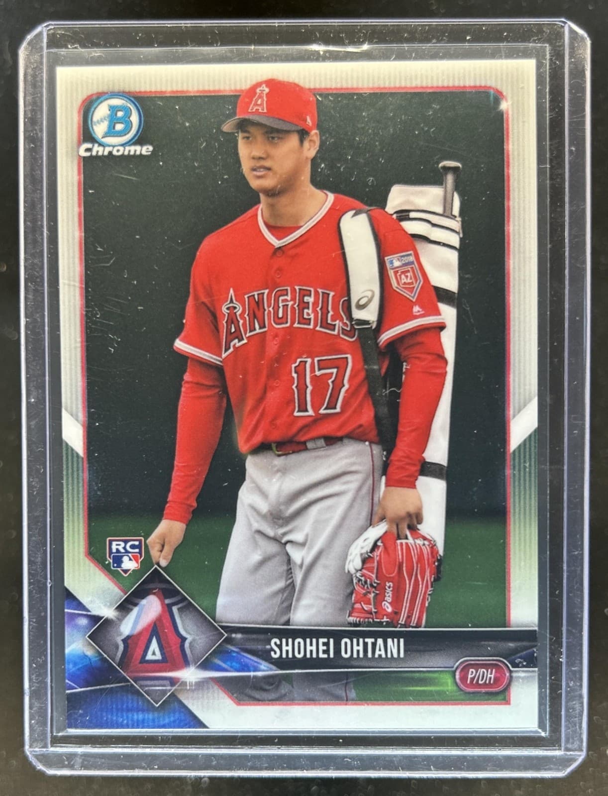 2018 Bowman Chrome Shohei Ohtani Carrying Bag SSP Rookie RC #1b