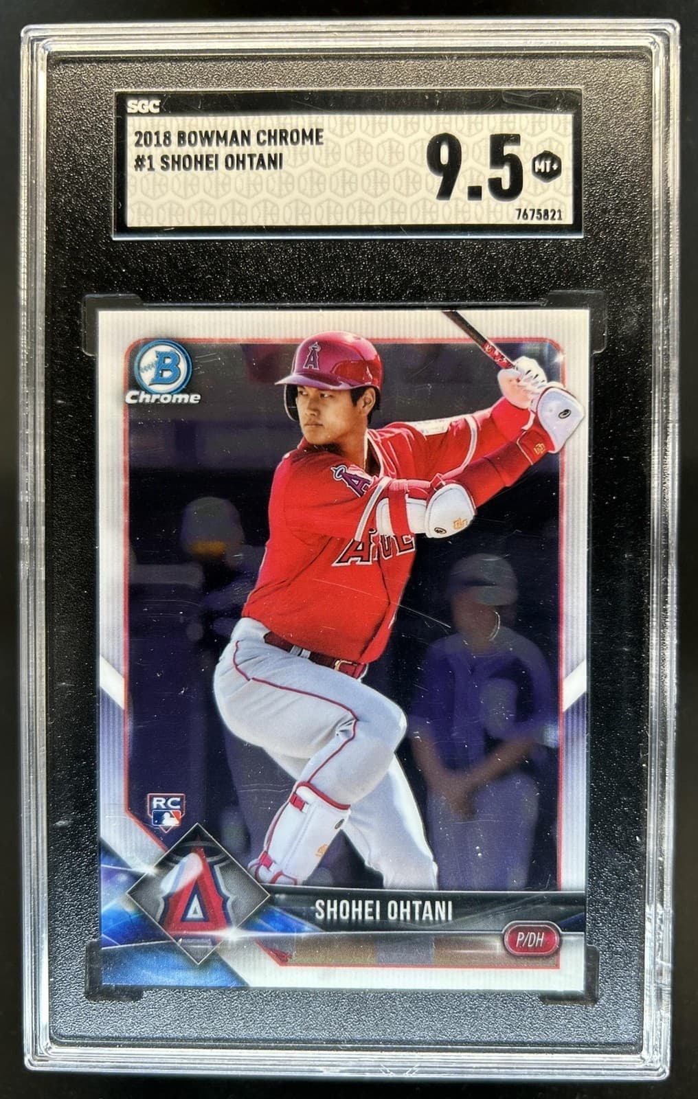 2018 Bowman Chrome Shohei Ohtani RC Rookie #1 Angels SGC 9.5