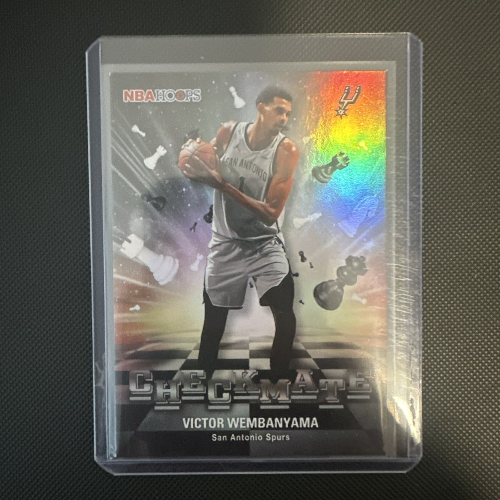 2025-2026 Topps NBA Hoops #C-11 Checkmate Case Hit SSP Victor Wembanyama