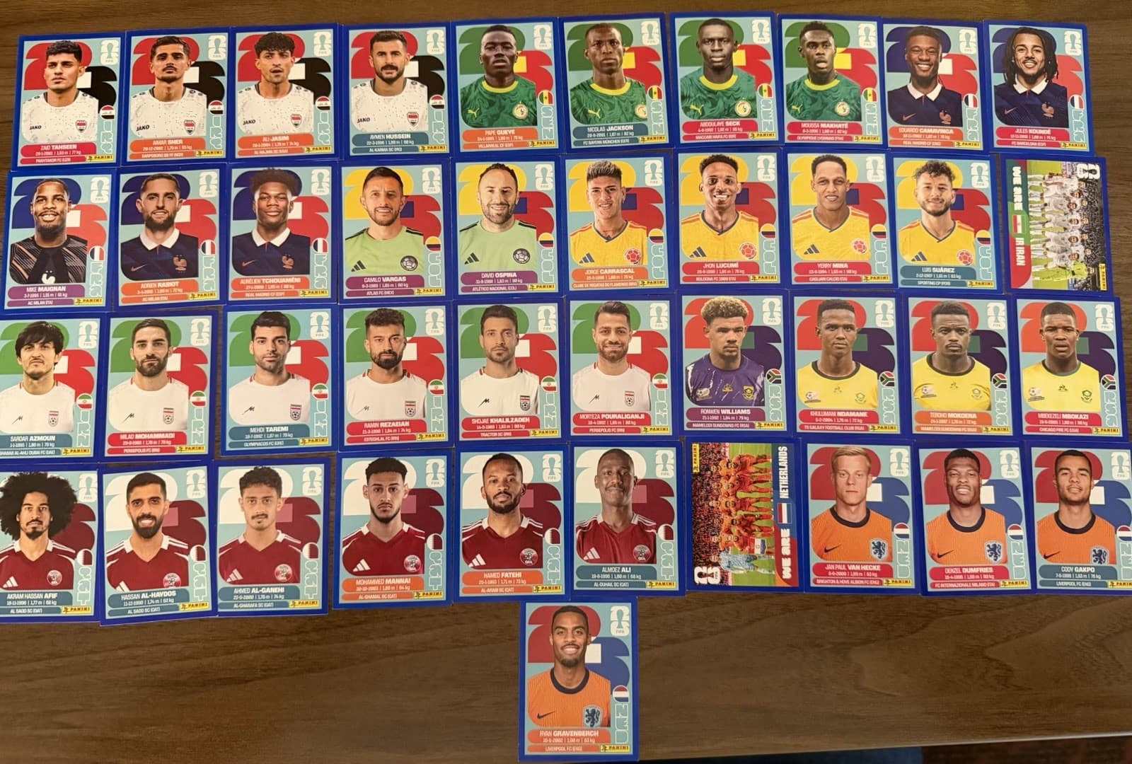 2026 Panini FIFA World Cup Lot Of 191 Blue Parallels NO REPEATS