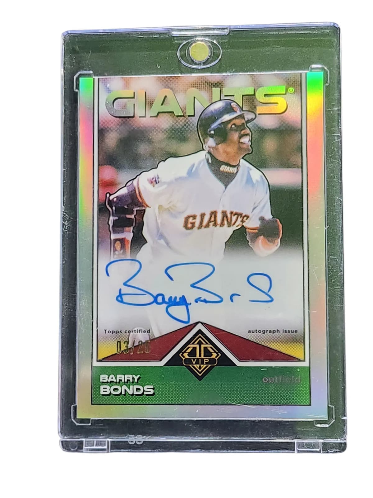 2024 Topps Transcendent VIP Barry Bonds #BB-1 Silver Foil 03/25