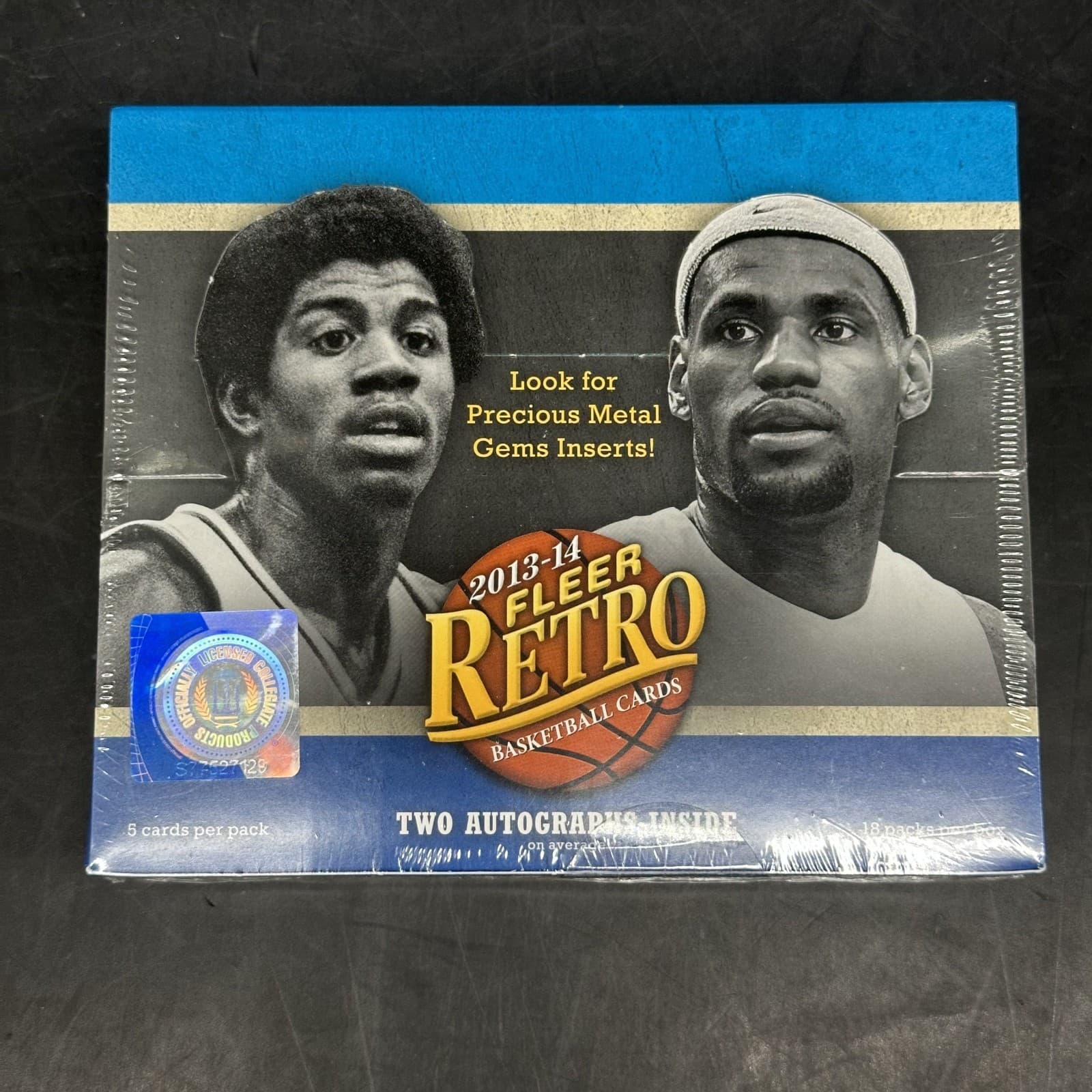 2013-14 Upper Deck Fleer Retro Basketball Hobby Box Sealed LeBron Magic HOF
