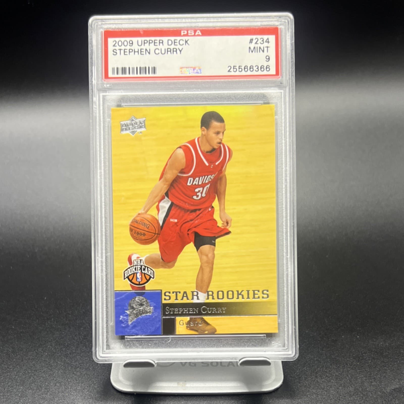 Upper Deck 2009-10 Stephen Curry Star Rookies Rookie #234 PSA 9