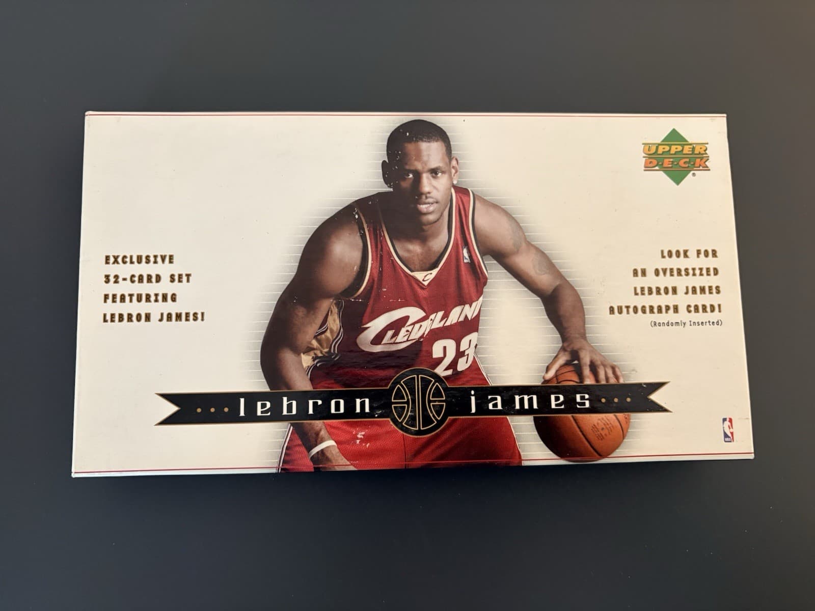 Upper Deck LeBron James Oversized Basketball Card, Cleveland Cavaliers