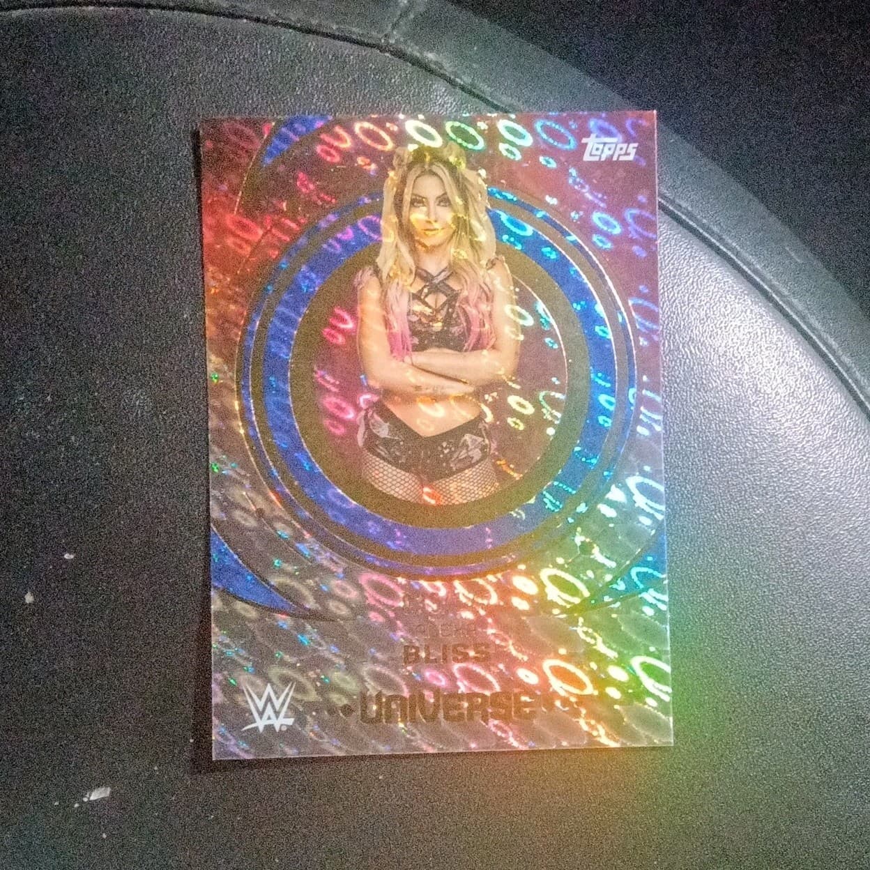 Topps Universe WWE Alexa Bliss #80 RAW Hologram Wrestling Trading Card
