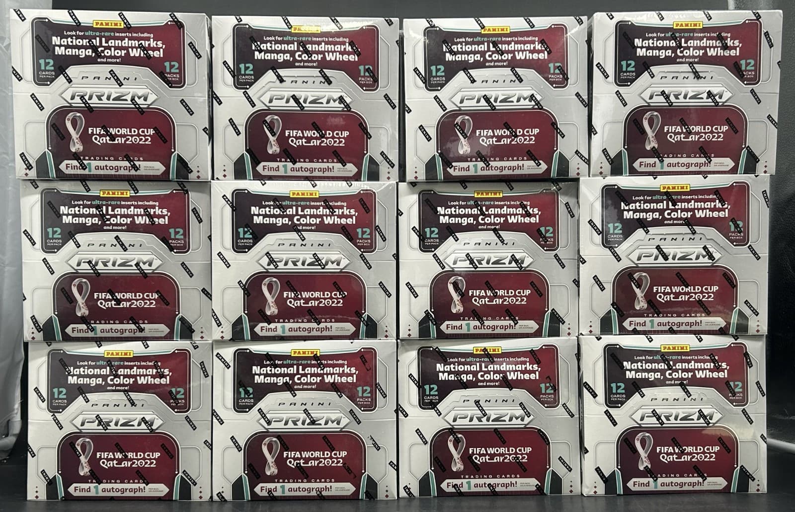 LOT of (12) 2022 Panini Prizm World Cup Soccer Hobby Boxes Factory Sealed