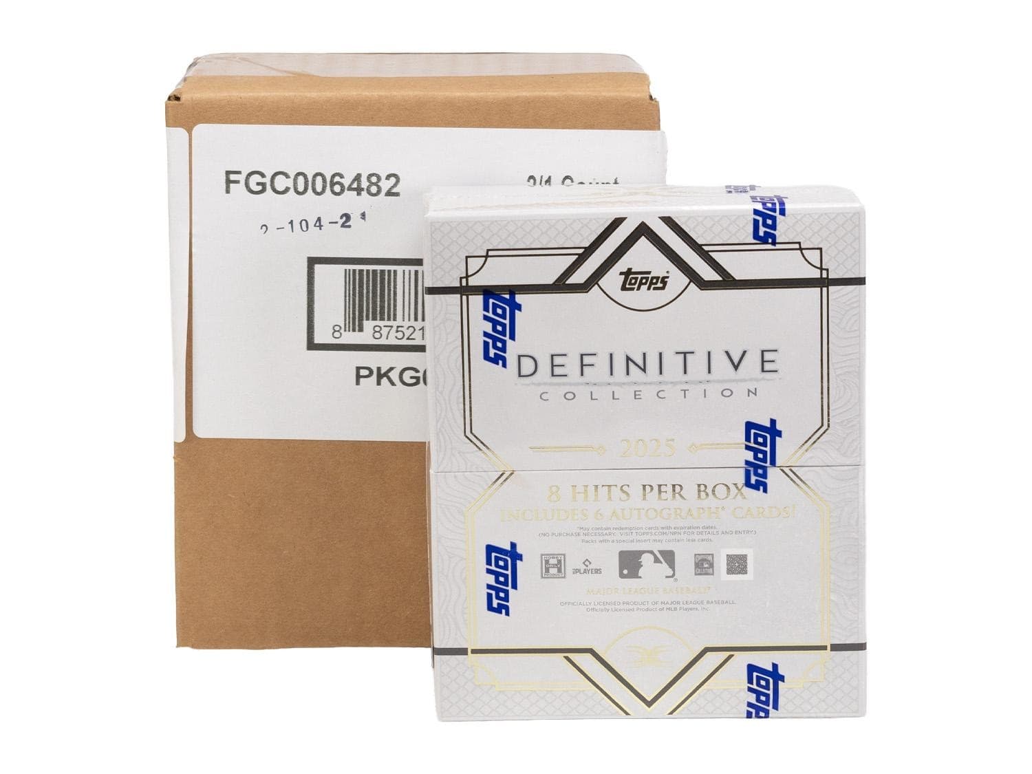2025 TOPPS DEFINITIVE COLLECTION BASEBALL HOBBY 2-BOX CASE