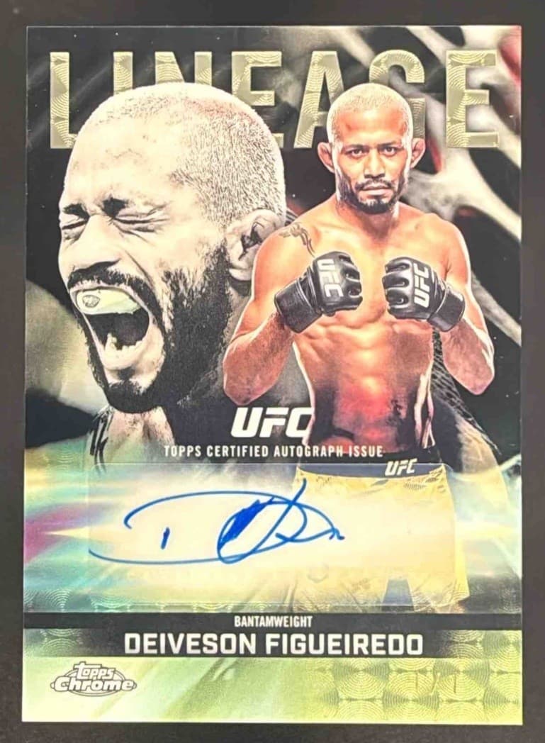 2026 Topps Chrome UFC Deiveson Figueiredo Lineage Auto SuperFractor #1/1