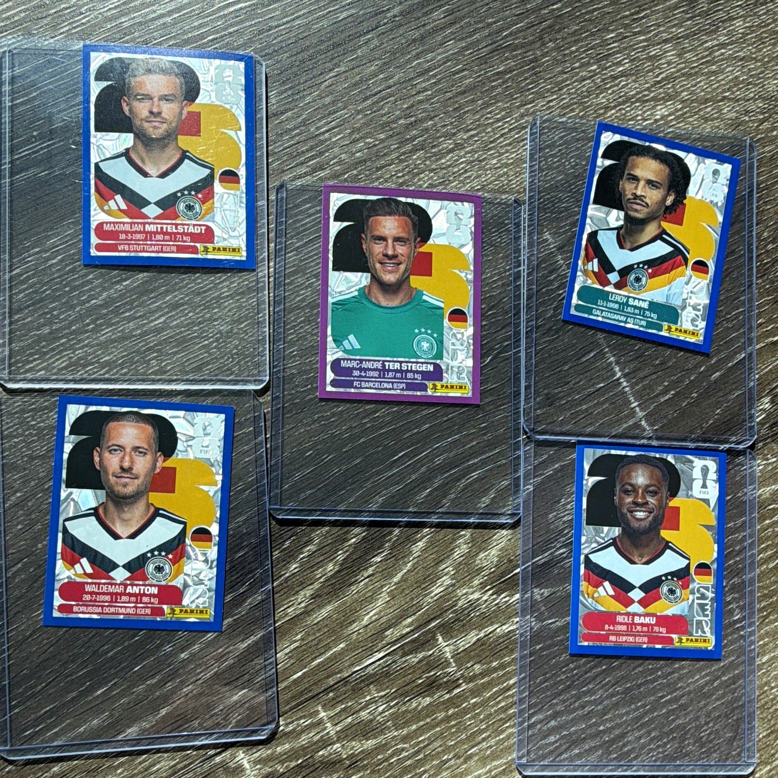 Panini FIFA World Cup 2026 German crumple purple, red, purple