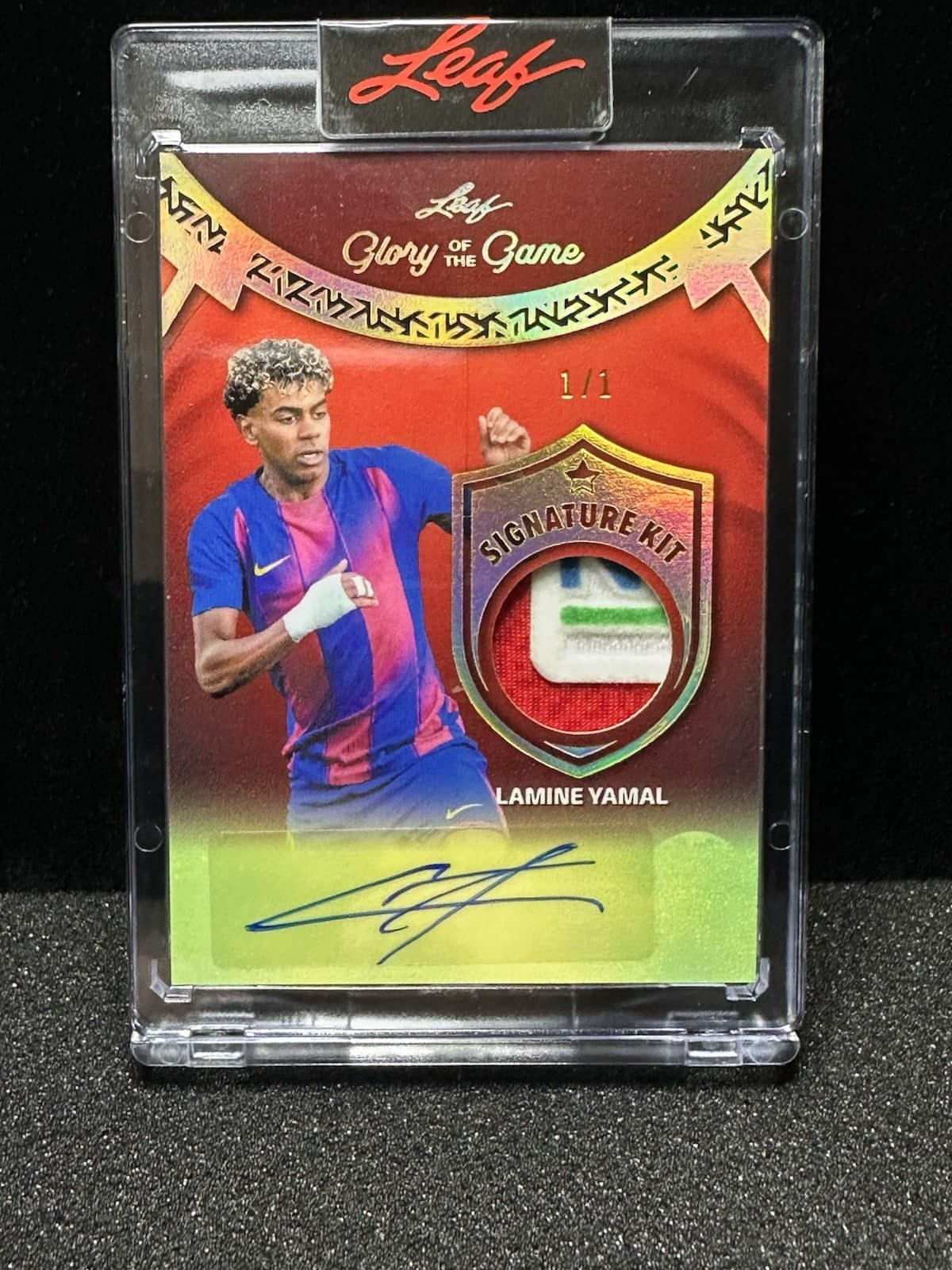 Leaf 2026 Glory of the Game Lamine Yamal Auto Patch SK-LM3 FC Barcelona 1/1