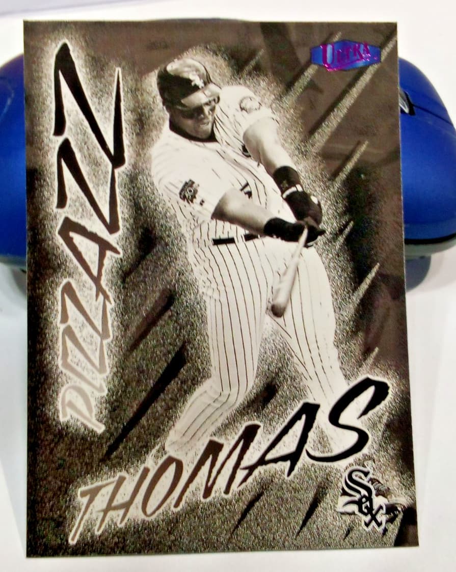 1998  Frank Thomas Fleer Ultra Platinum Medallion Masterpiece Purple 1/1 Nrmt
