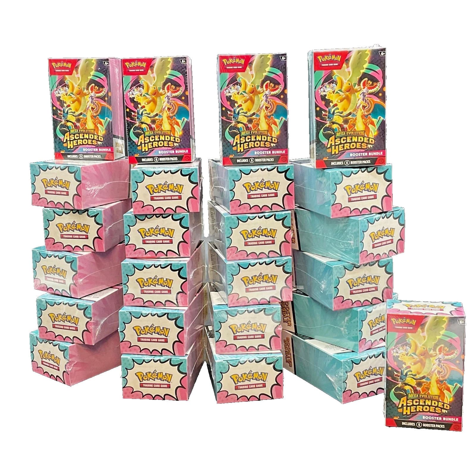Lot of (25) Pokemon TCG Ascended Heroes ME02.5 Booster Bundles SEALED