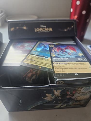 Disney Lorcana Whispers In The Well Trove + 500 Cards,  No Packs