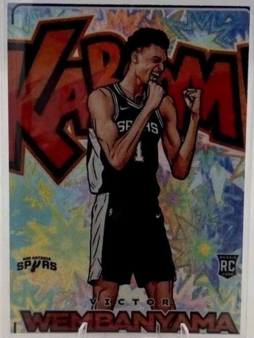 2023-24 Panini Crown Royale Kaboom! Victor Wembanyama Spurs RC #11 