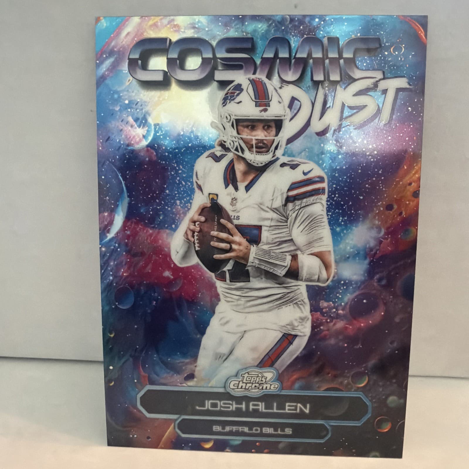 2025 Topps Cosmic Chrome Josh Allen Cosmic Dust CD-9 Buffalo Bills Insert