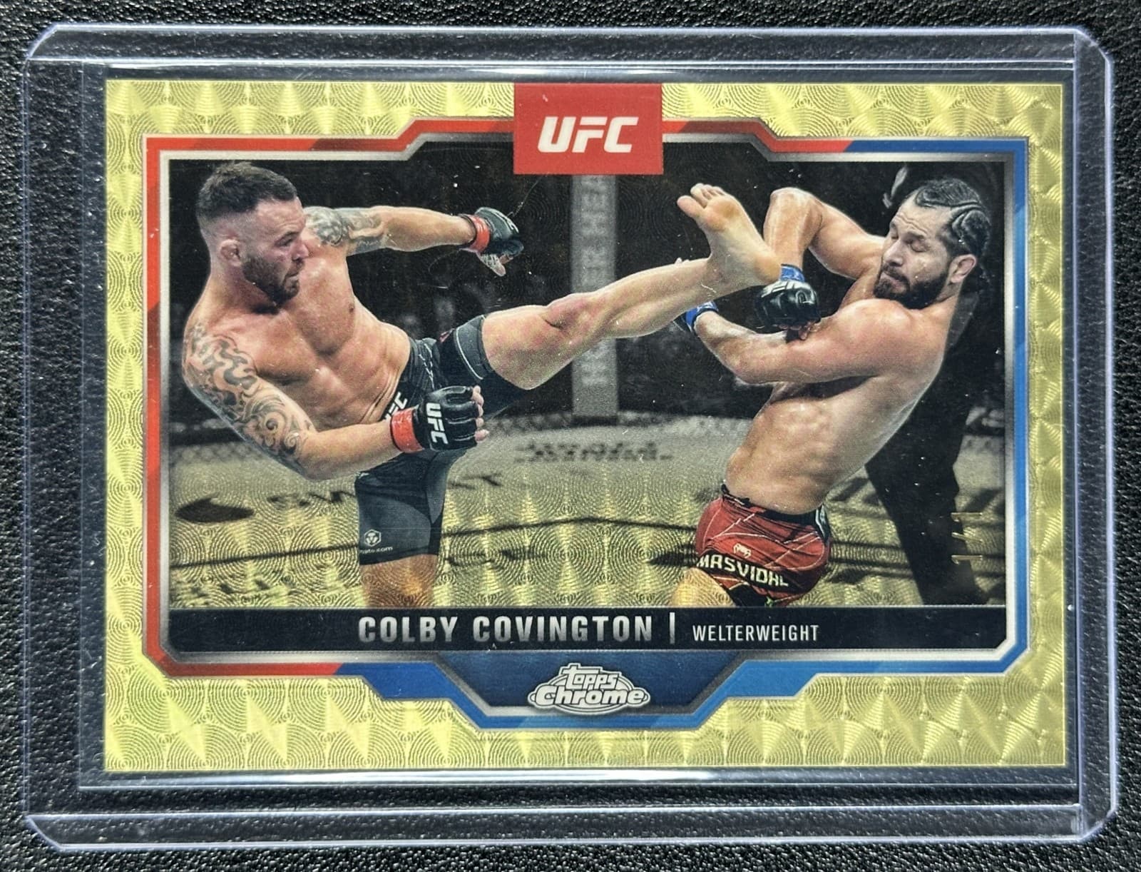 1/1 Colby Covington 2025 Topps Chrome Ufc #154 Superfractor 1/1
